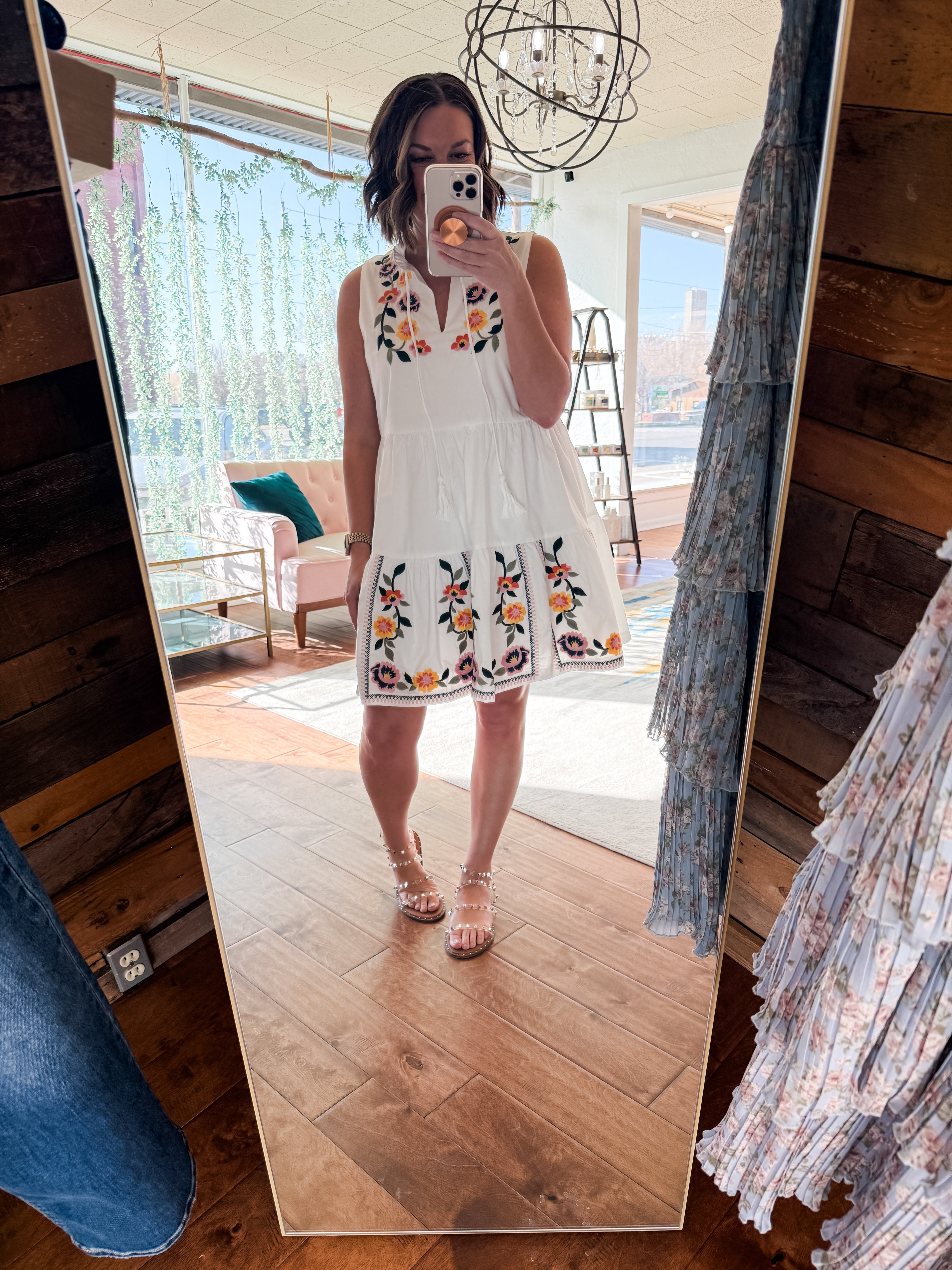 Floral Embroidery Tiered Dress – Sweet Harper & Co