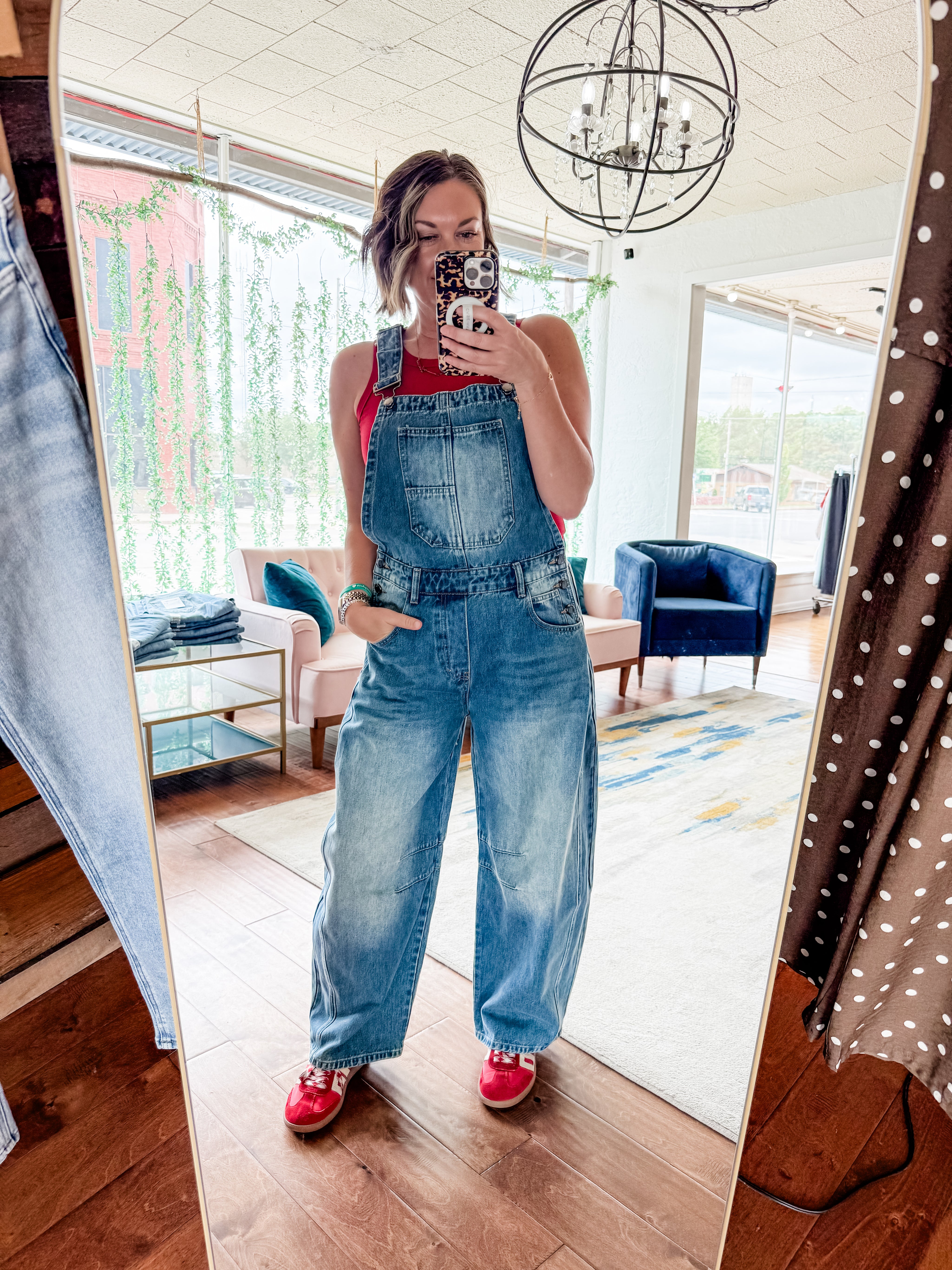 Barrel Jean Overalls