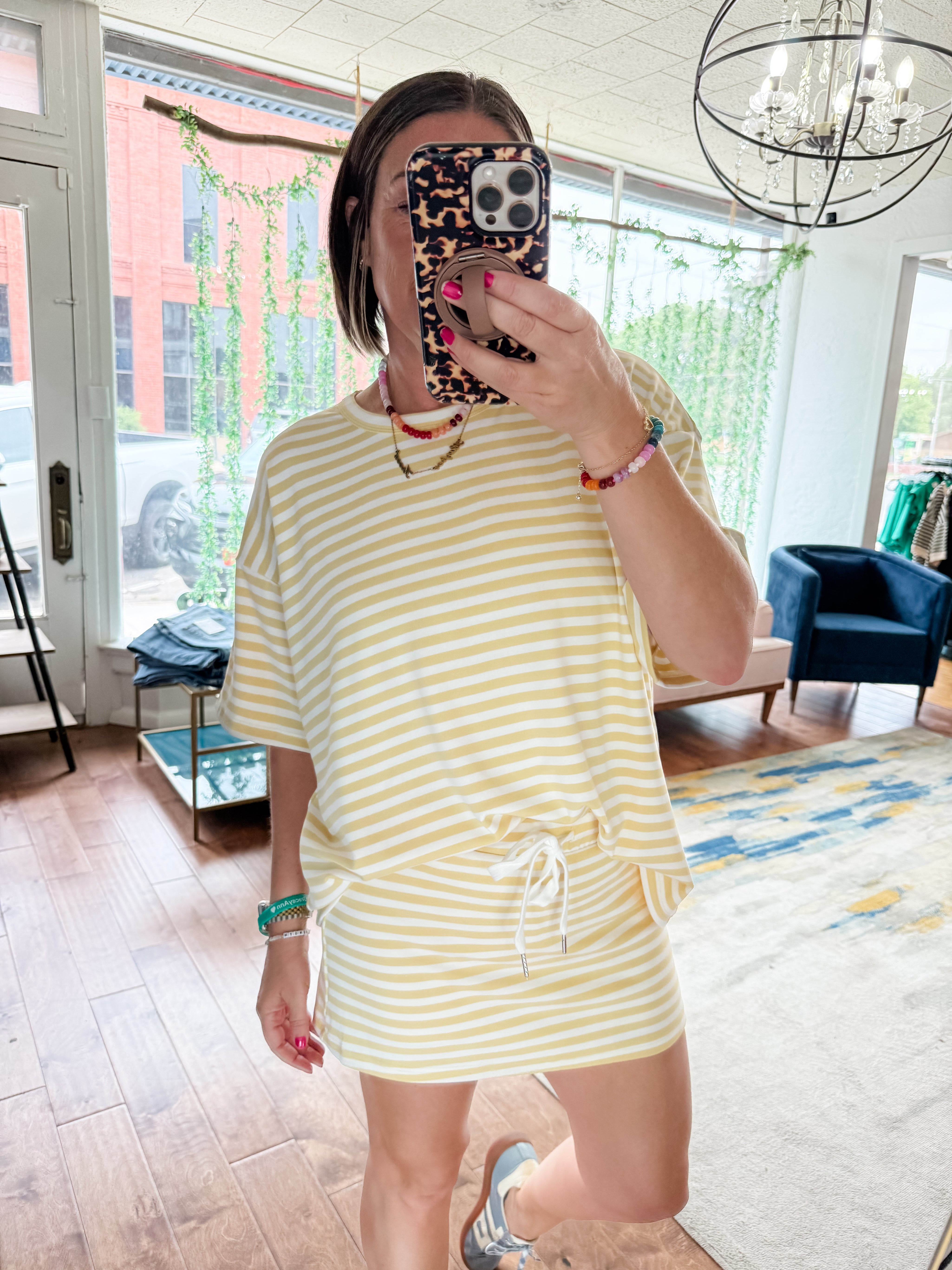 Picnic Striped Skort
