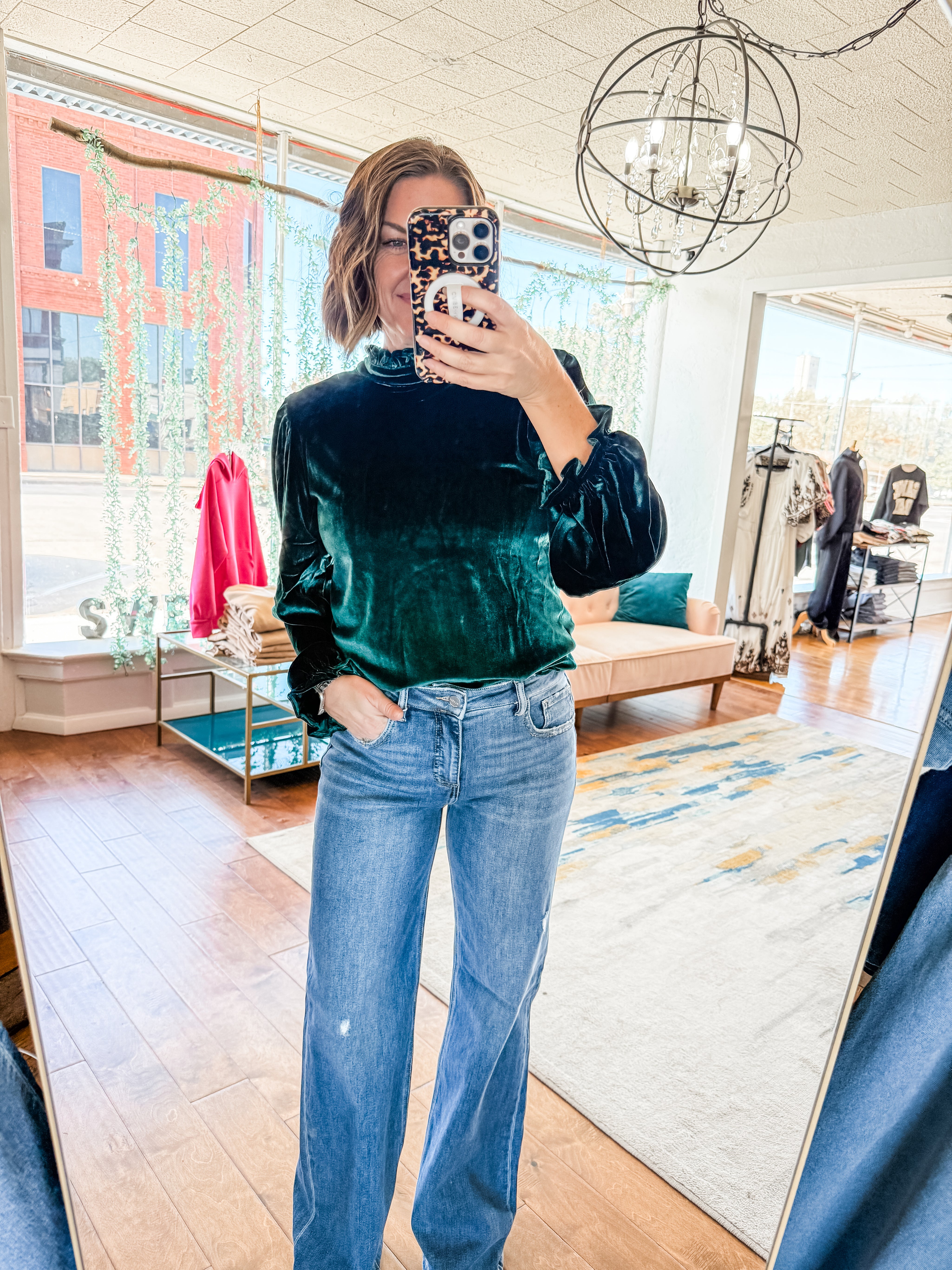 Timeless Velvet  Blouse