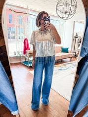 The Sparkle Fringe Top