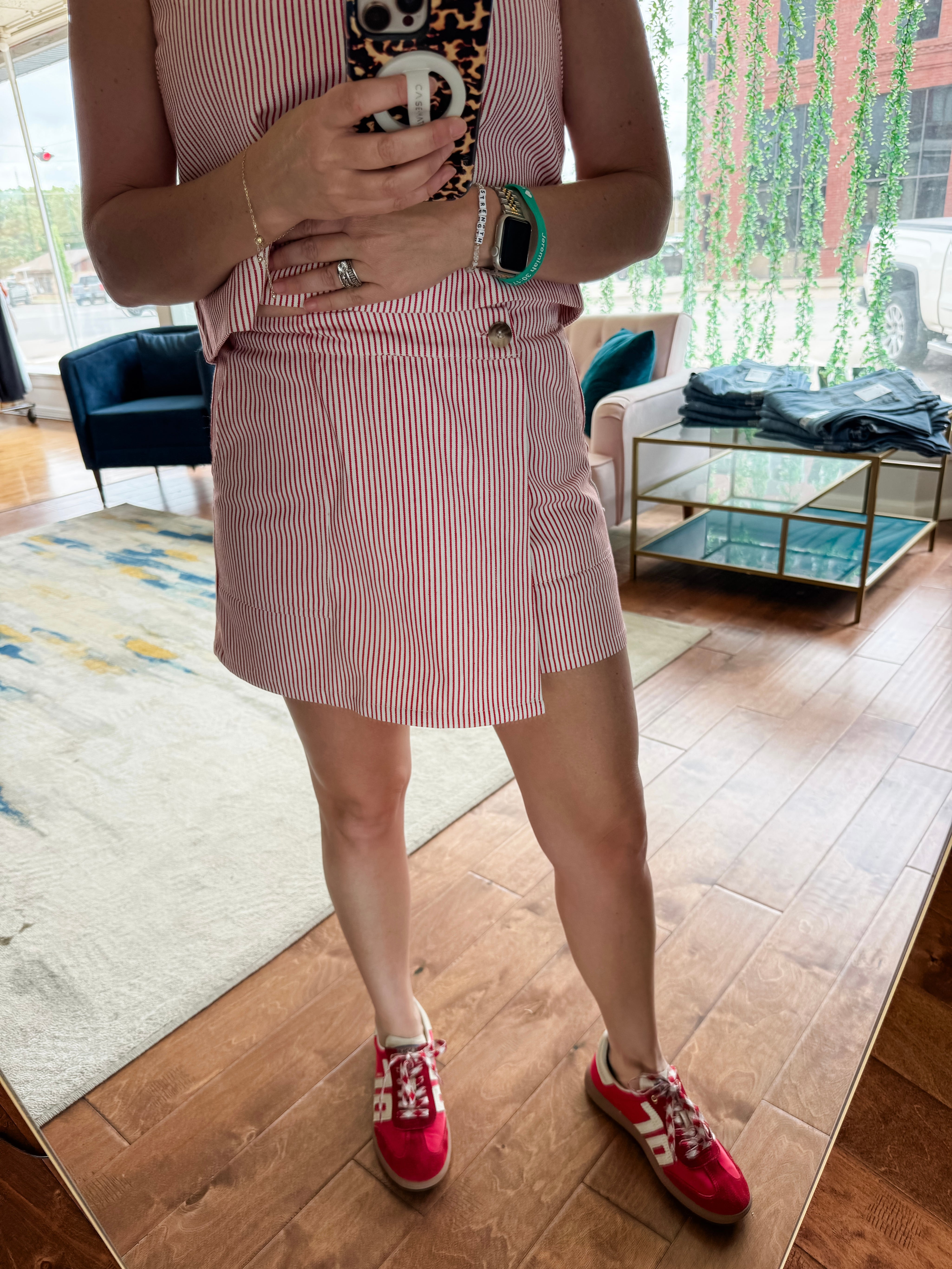 Nantucket Stripe Skort