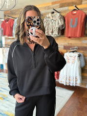 Piping Athleisure Pant Set