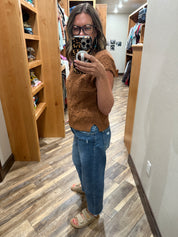 Cable Knit Sleeveless Sweater