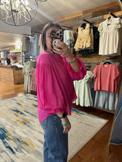 Vienna Poet-Sleeve Top