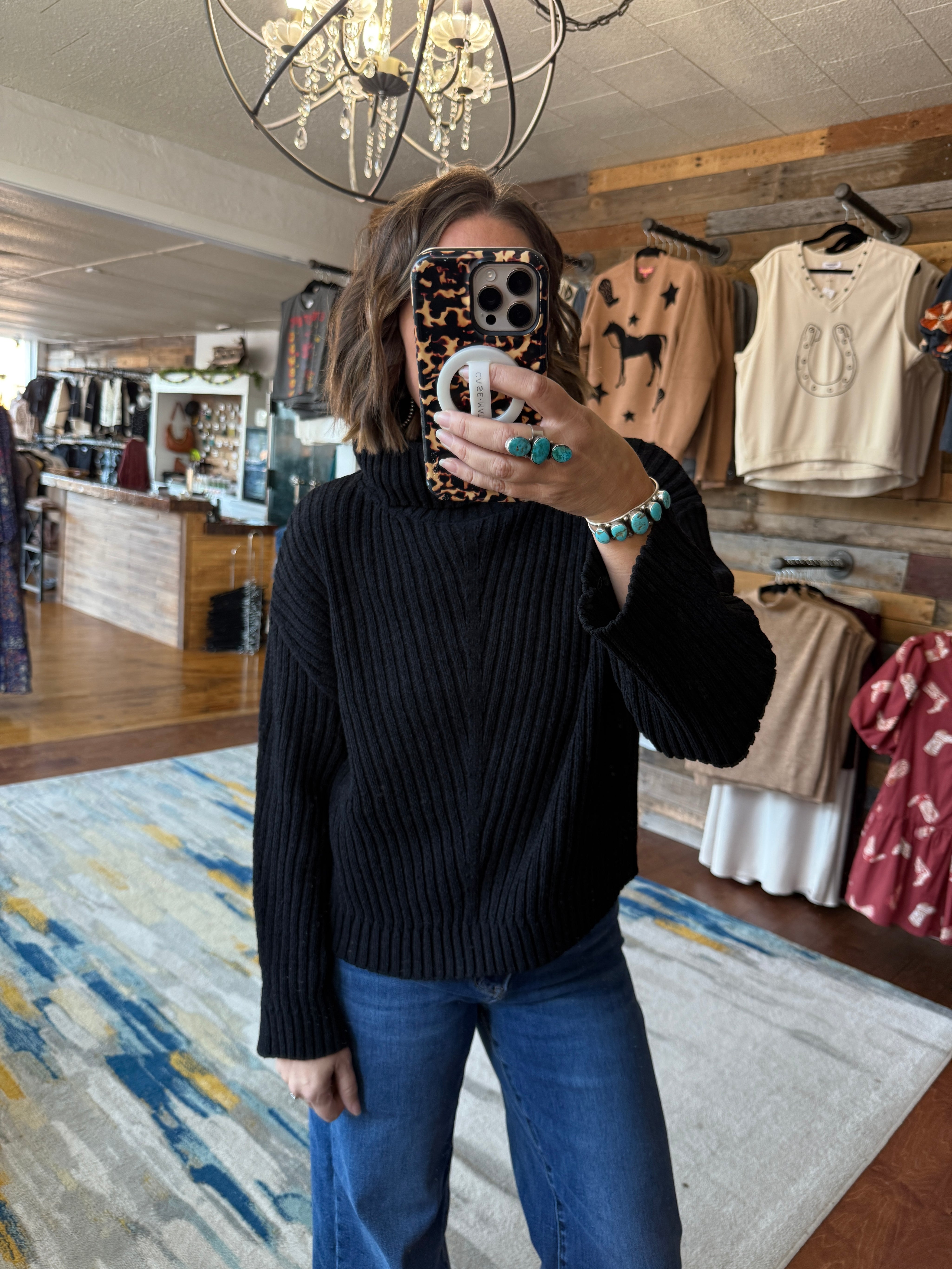 Chunky Turtleneck Sweater