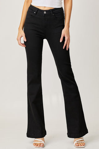 Mid-Rise Flare Jeans