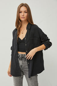 Oversized Tencel Shirt