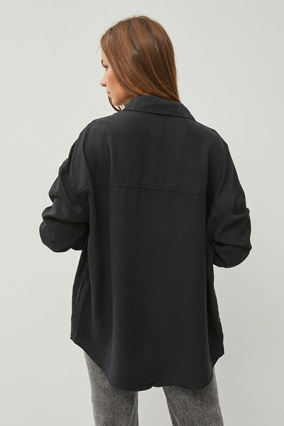 Oversized Tencel Shirt