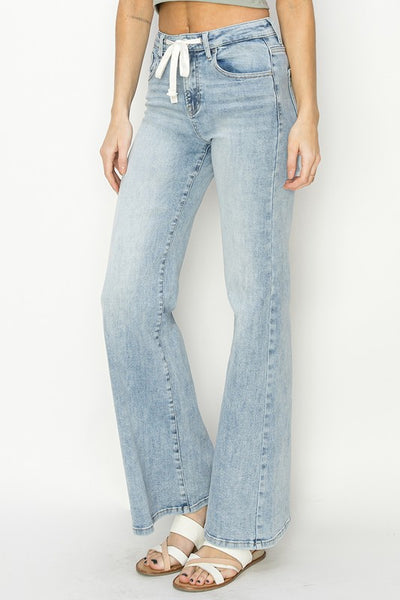 Drawstring Relaxed Jeans