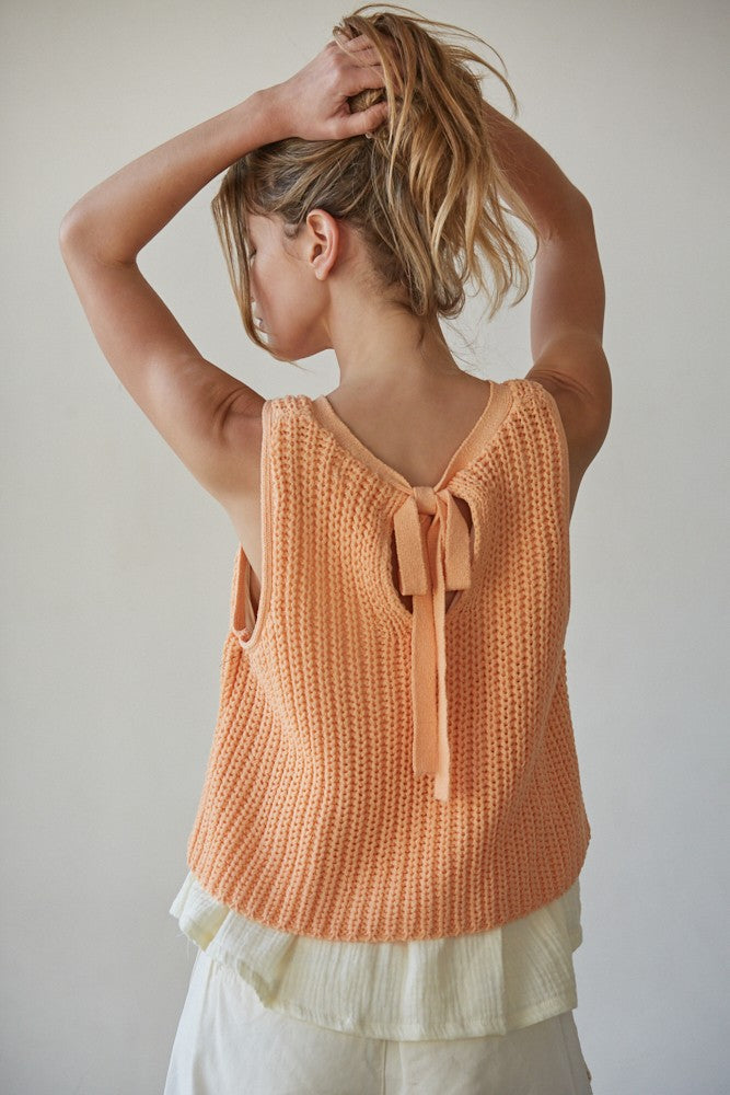 Carmine Layered Top
