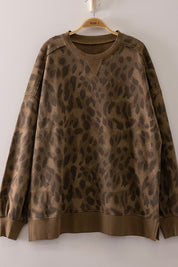 Mocha Spot Pullover