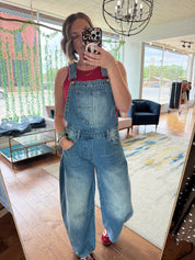 Barrel Jean Overalls