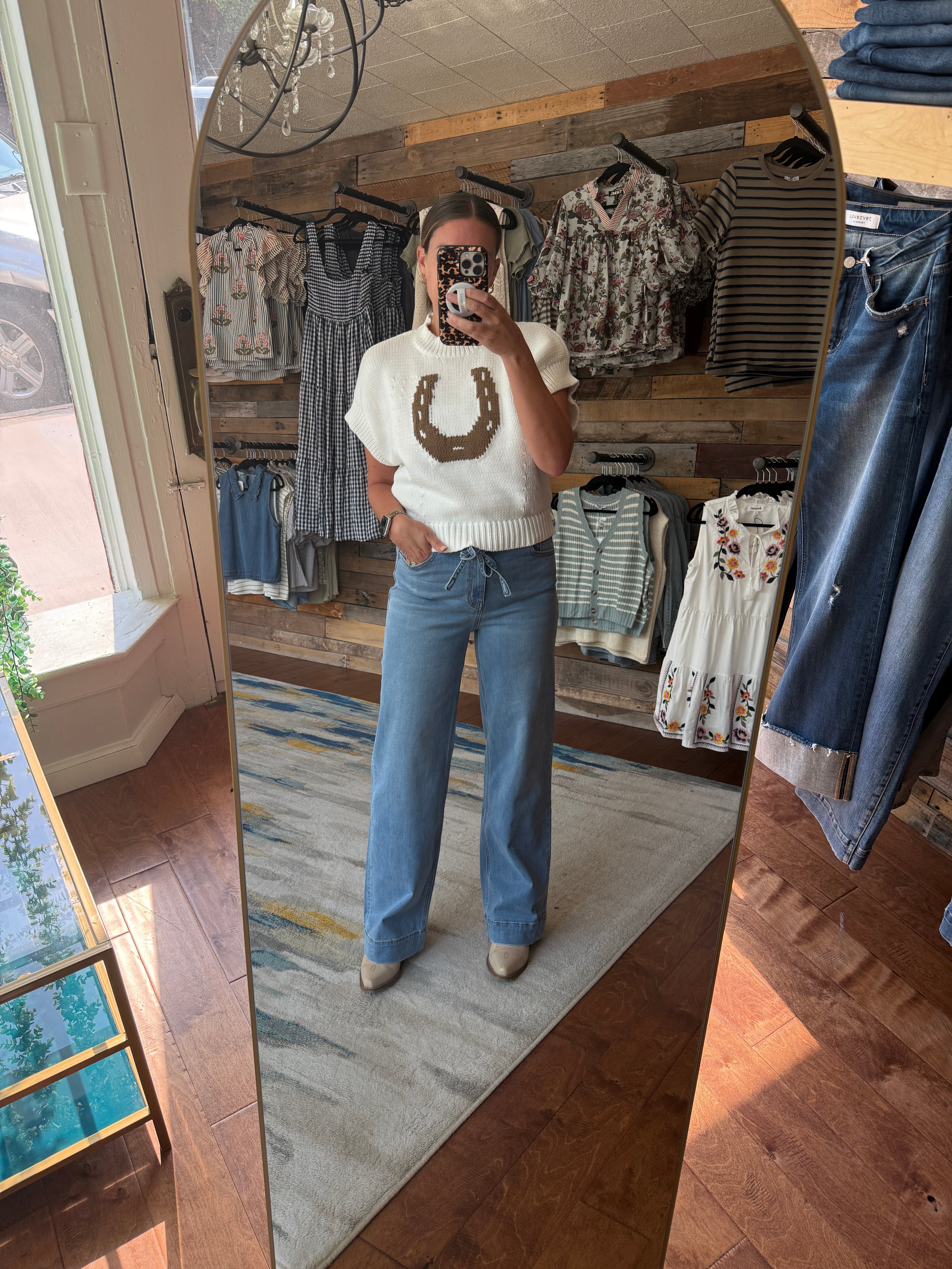 Tie Waist Trouser Jean