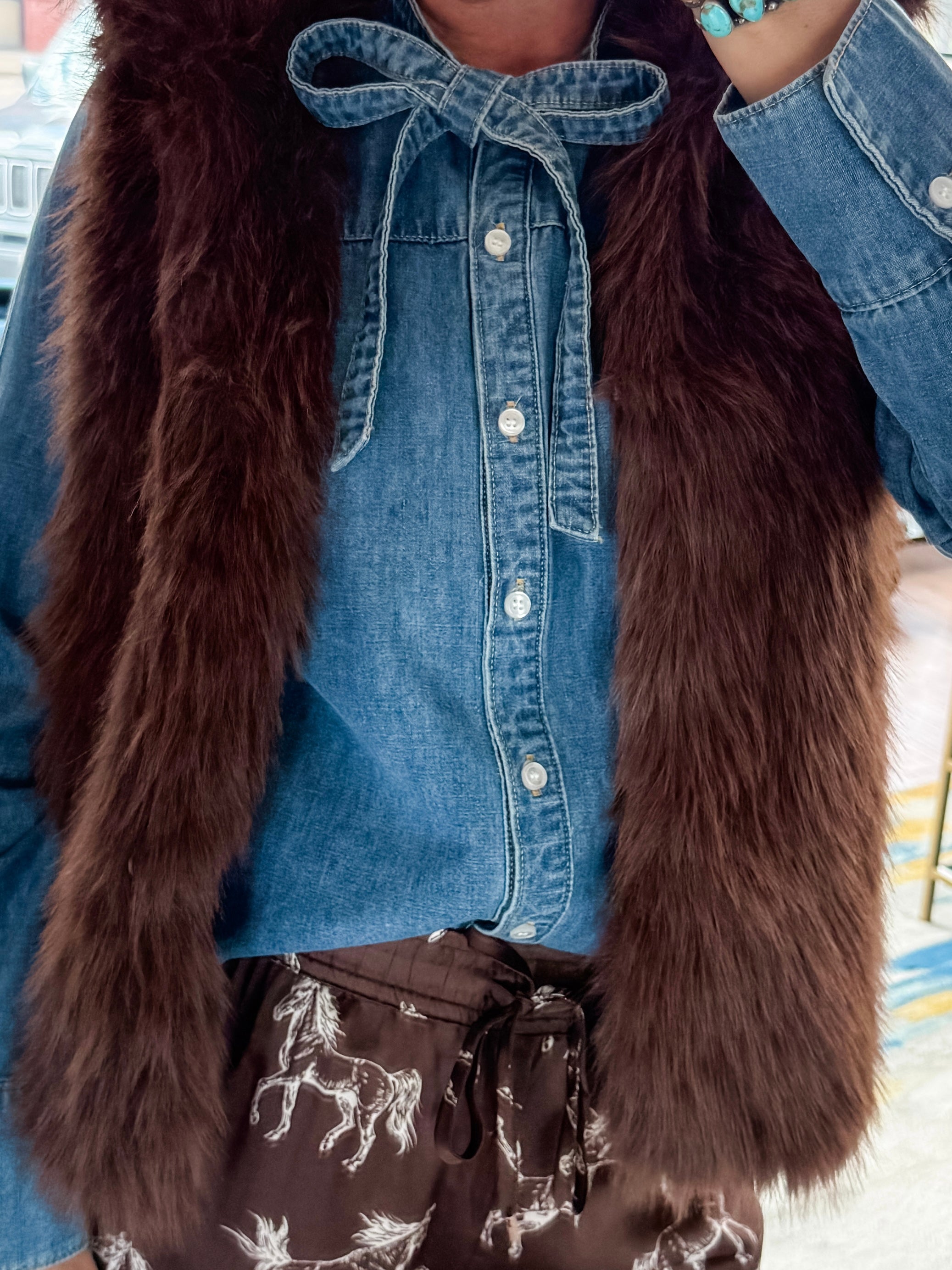 Faux Fur Vest