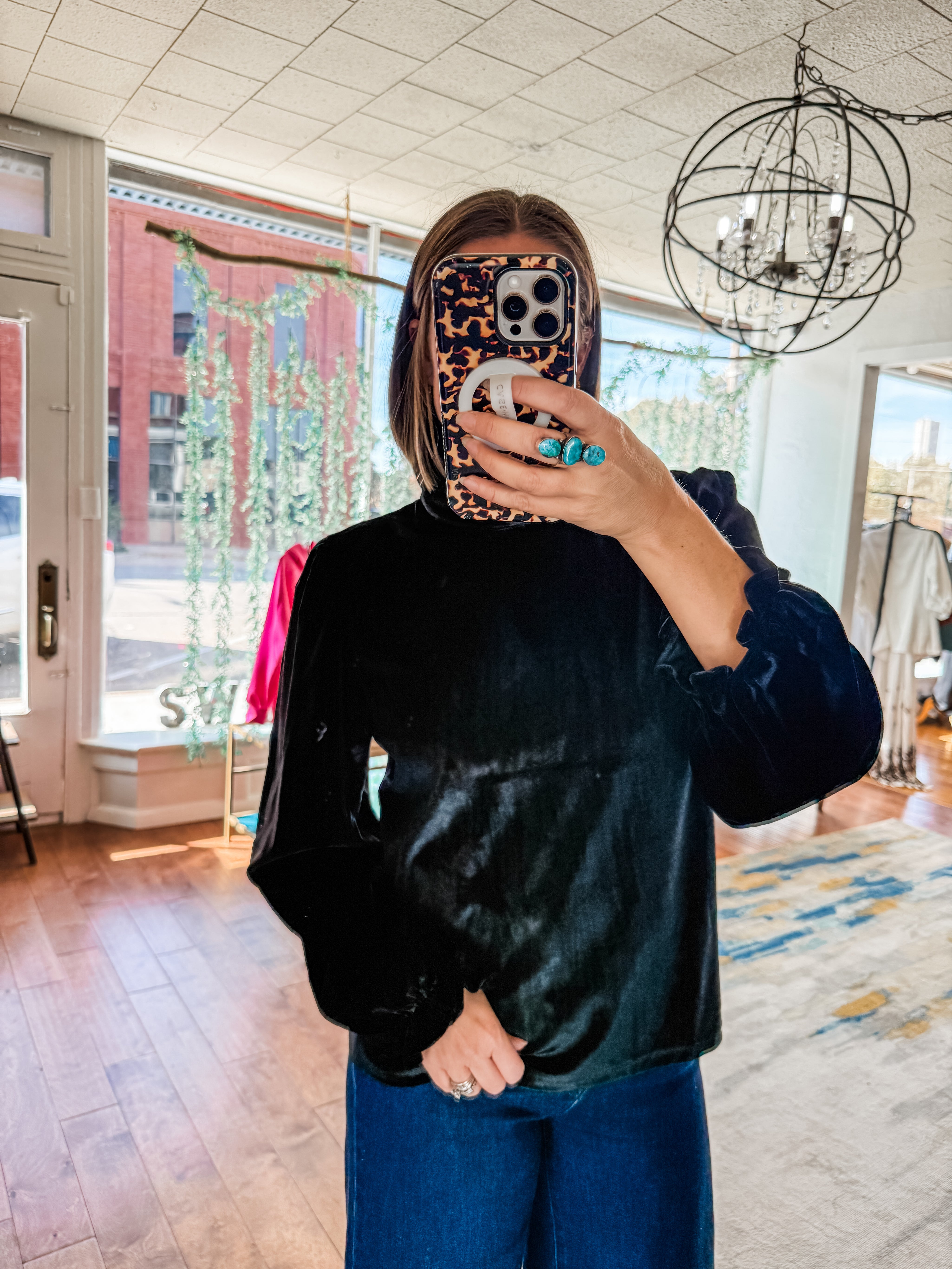 Timeless Velvet  Blouse