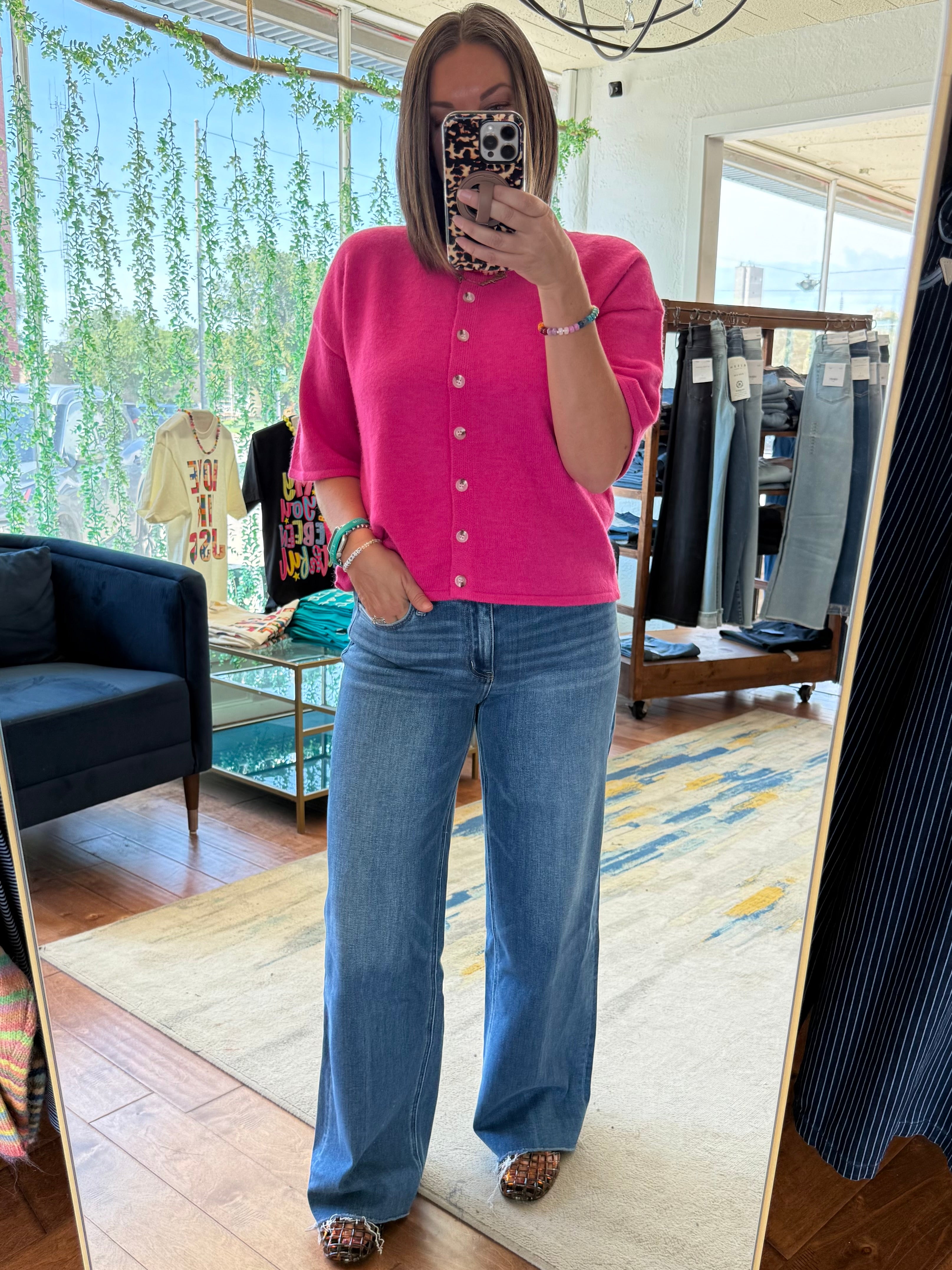 Pretty In Pink Sweater
