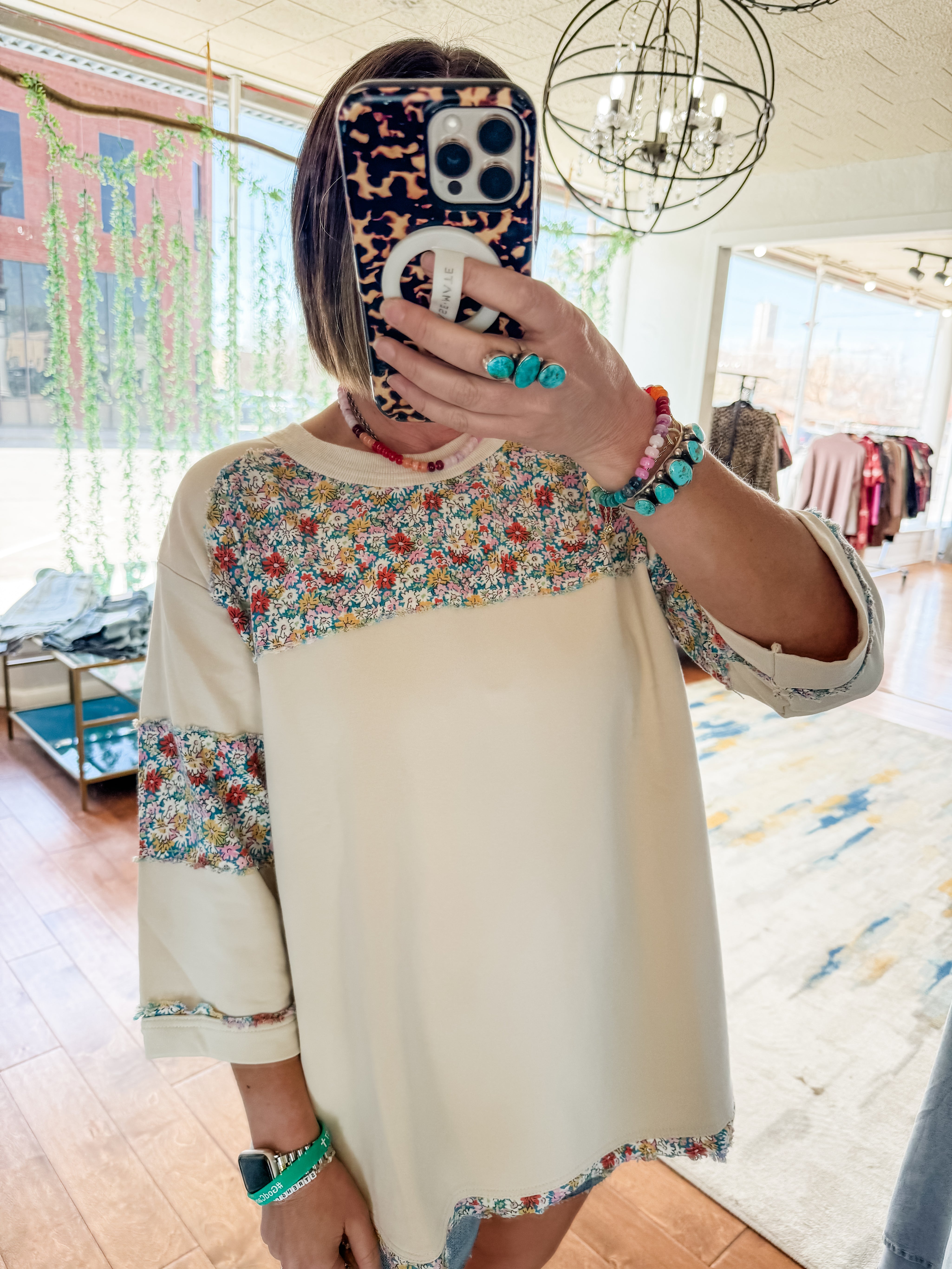 In Bloom Oversized Top