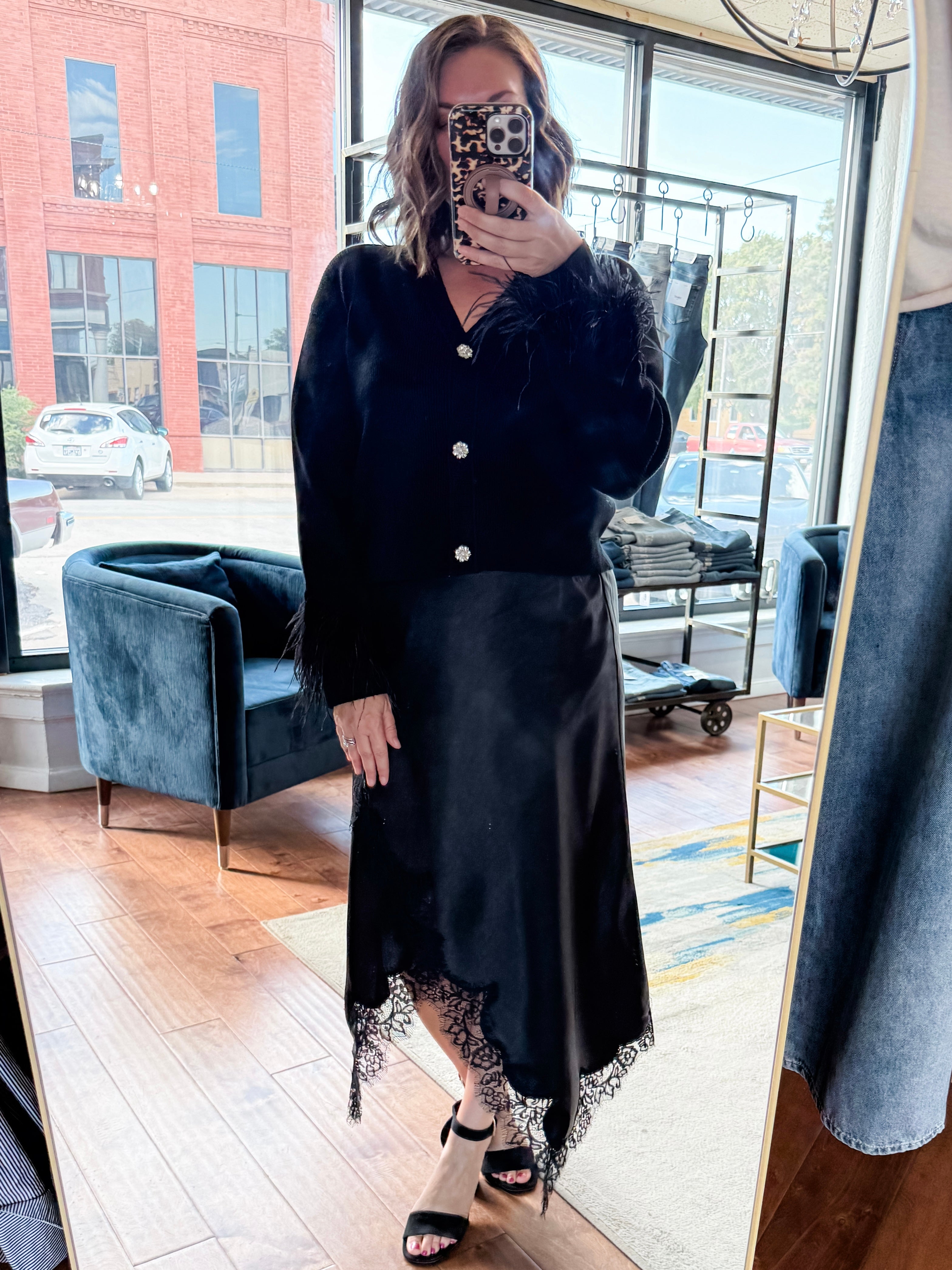 After Midnight Satin Skirt