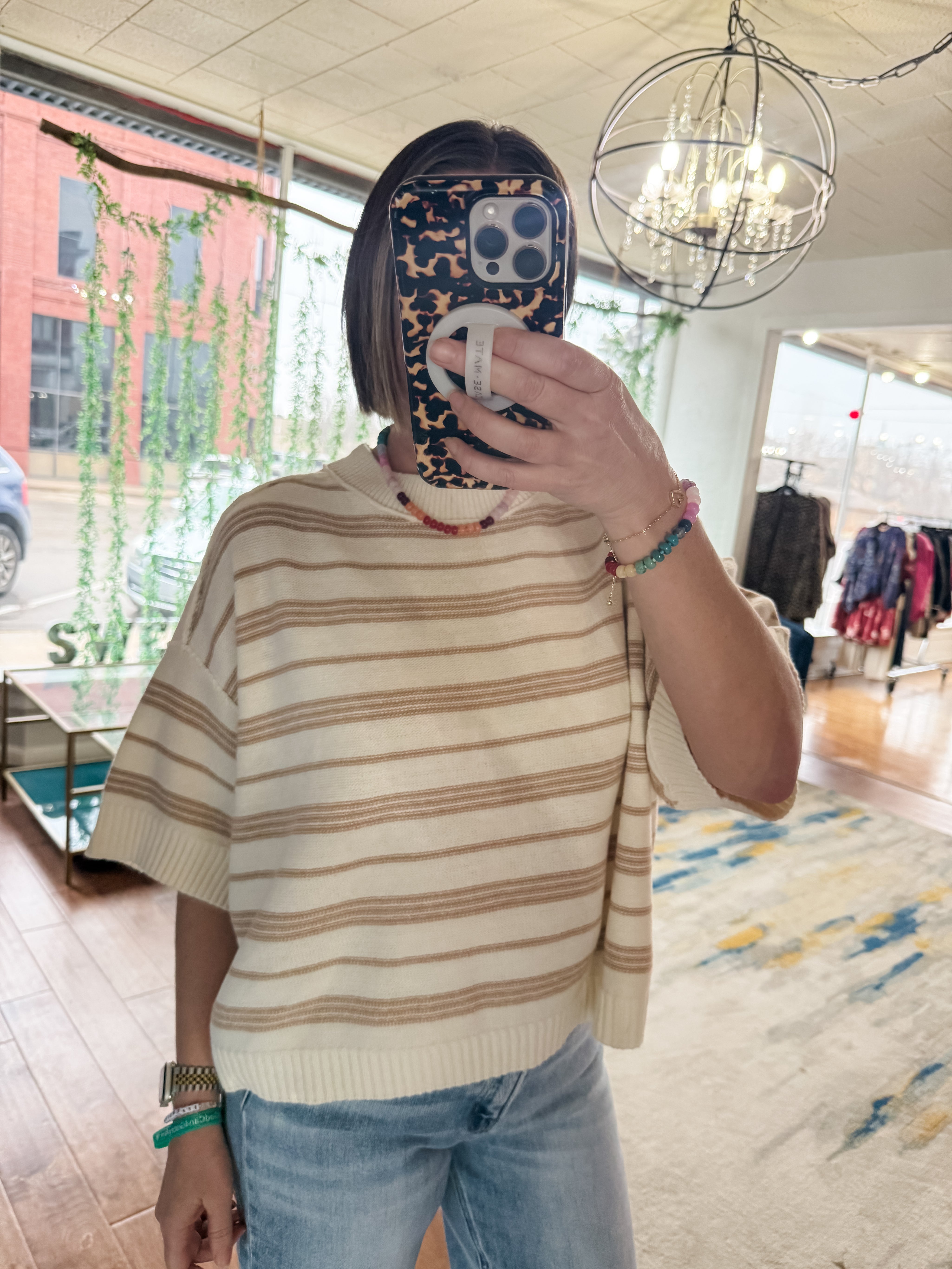 Fresh Striped Everyday Sweater