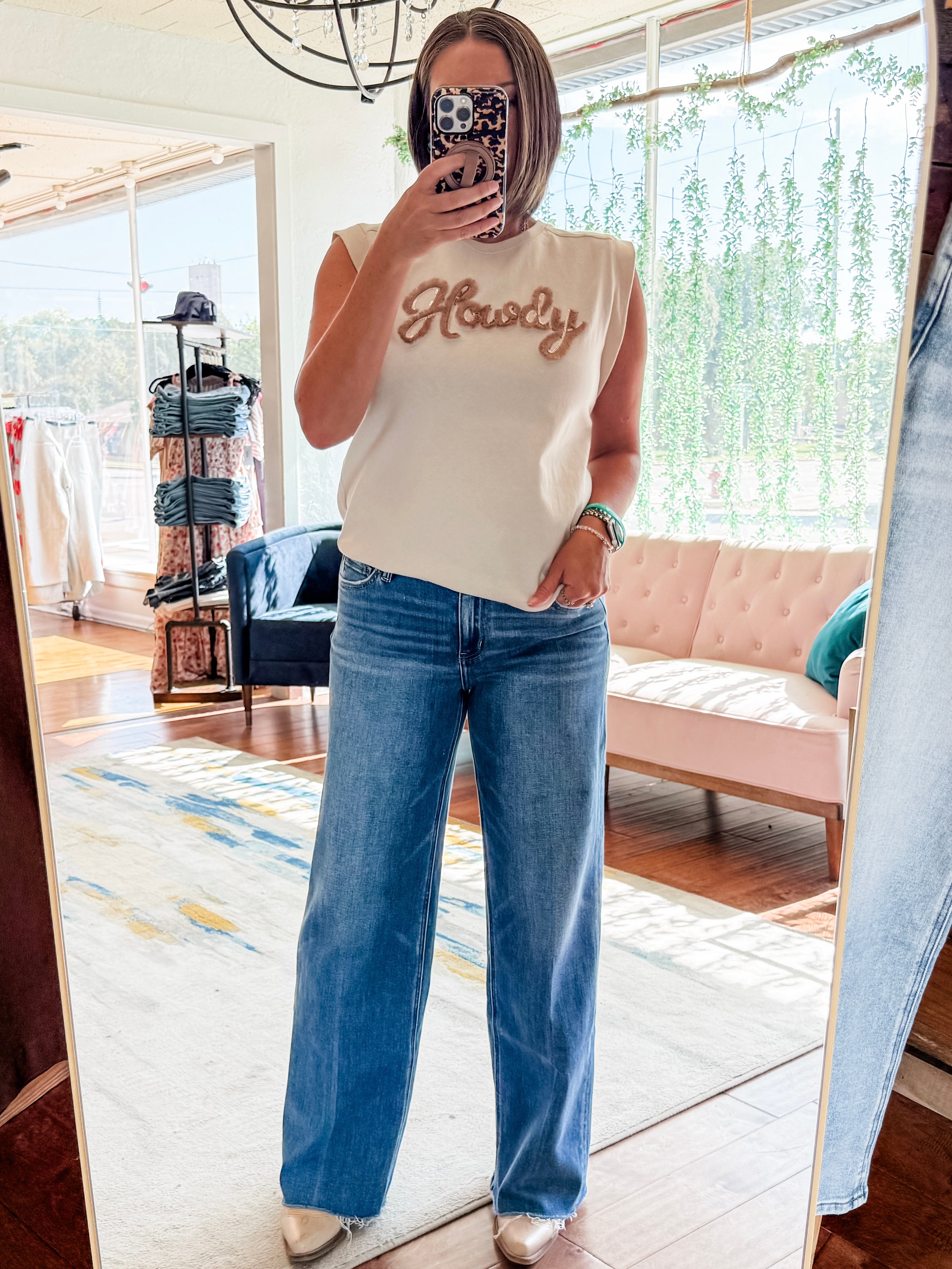 Howdy Muscle Tee