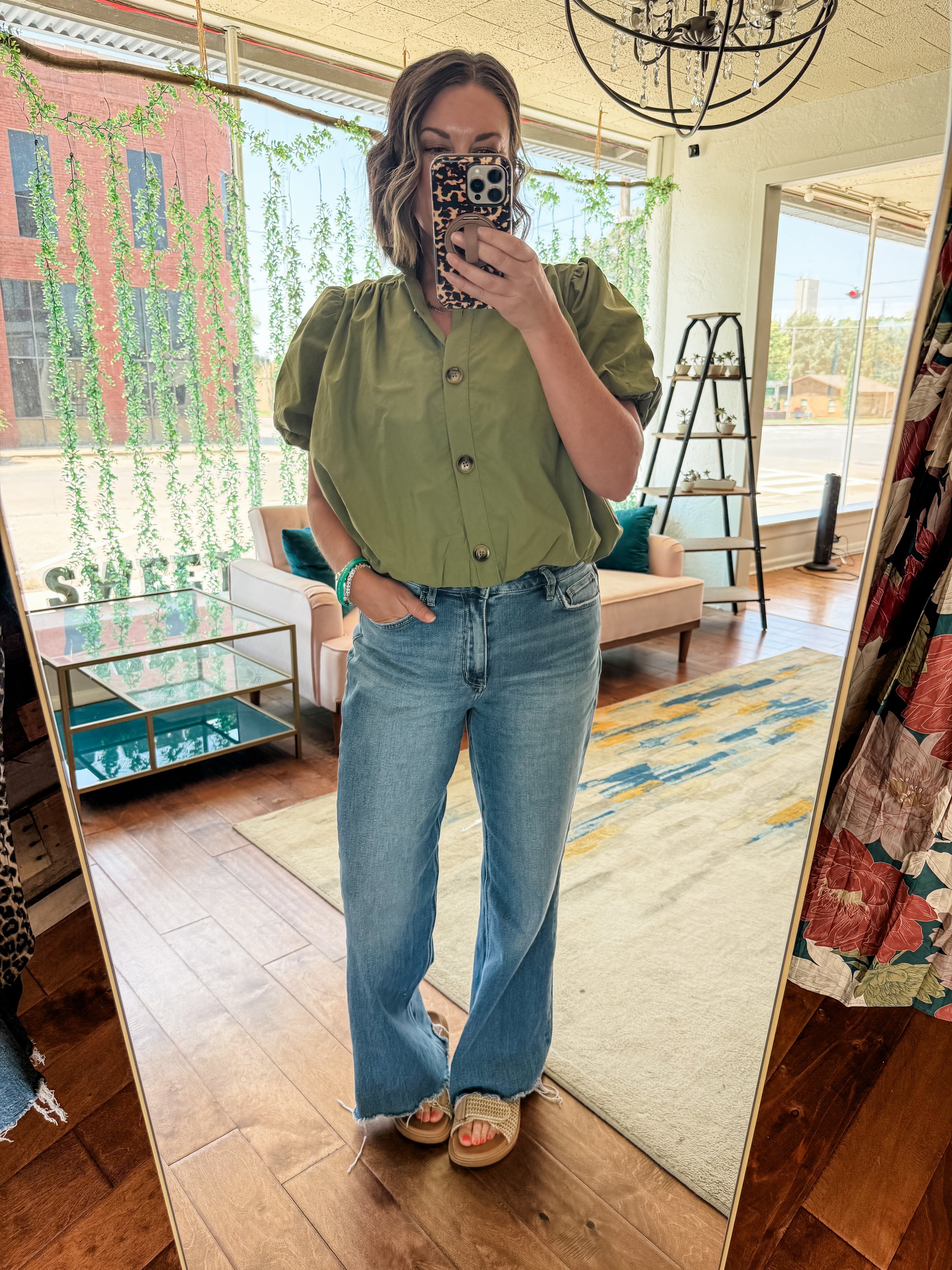 Bubble Hem Top/Jacket