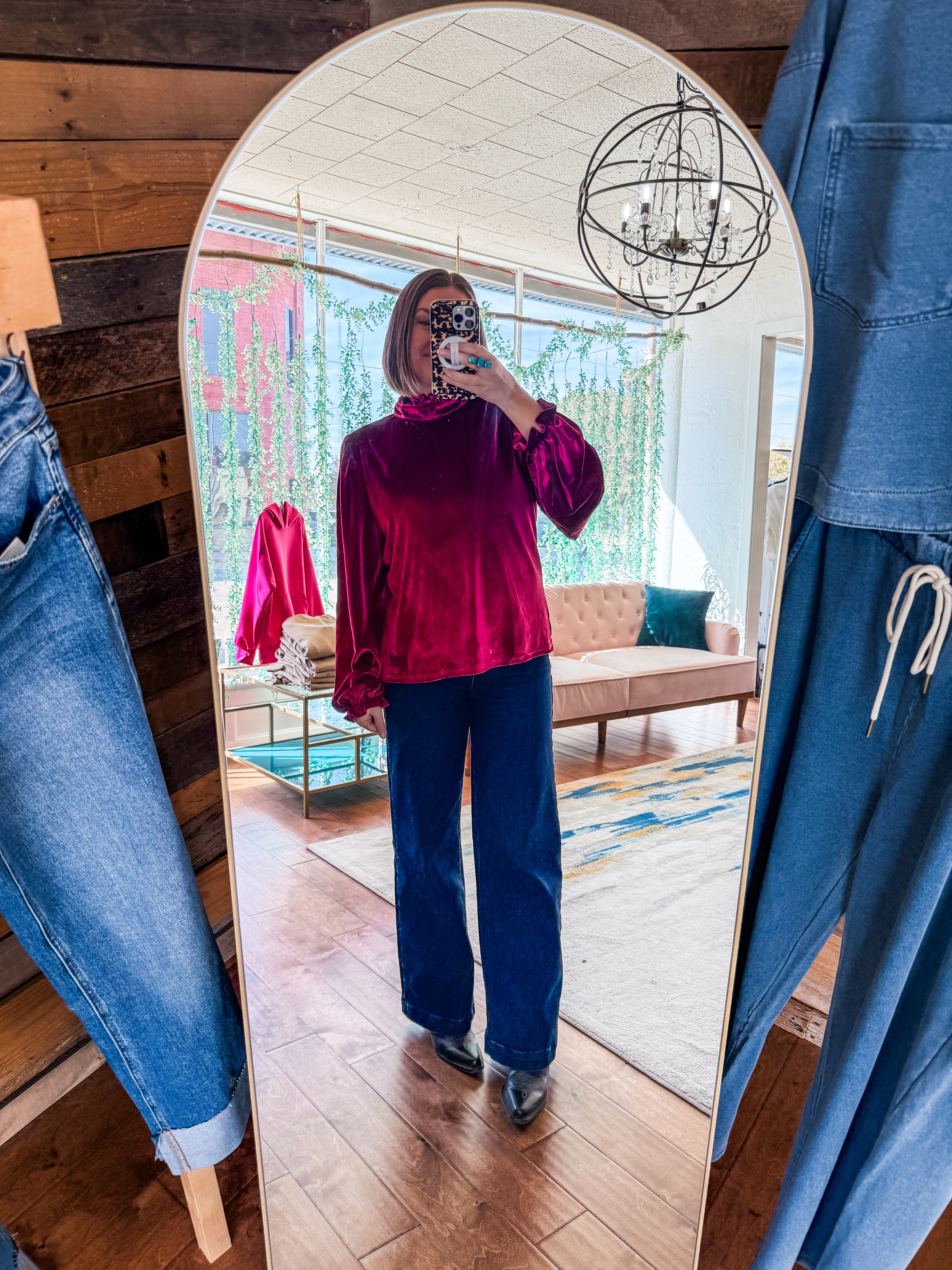 Timeless Velvet  Blouse