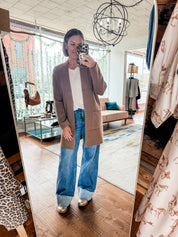 Open Front Sweater Coat