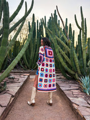 Festival Squares Kimono