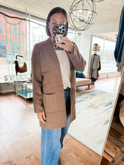 Open Front Sweater Coat