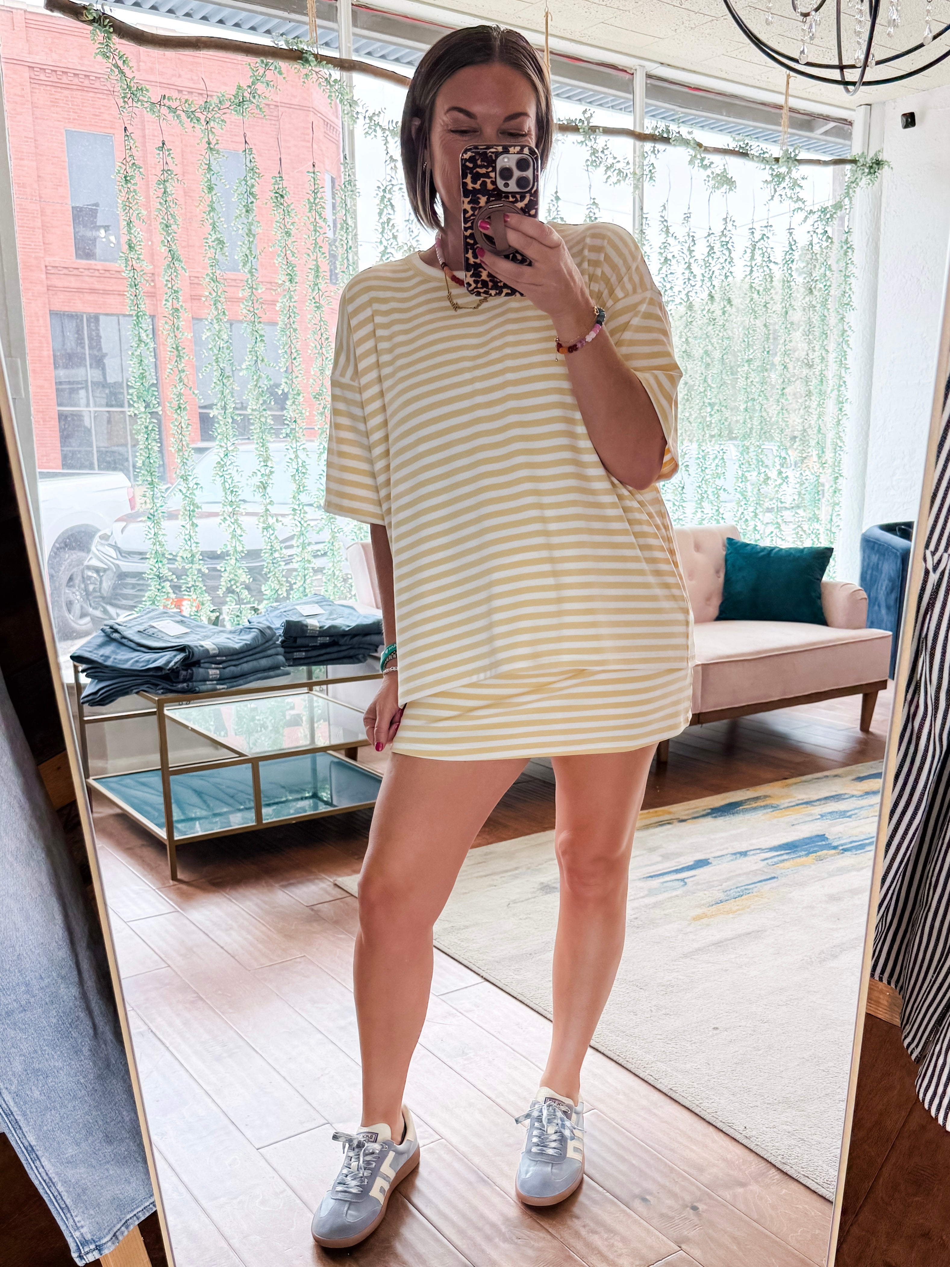 Picnic Striped Skort