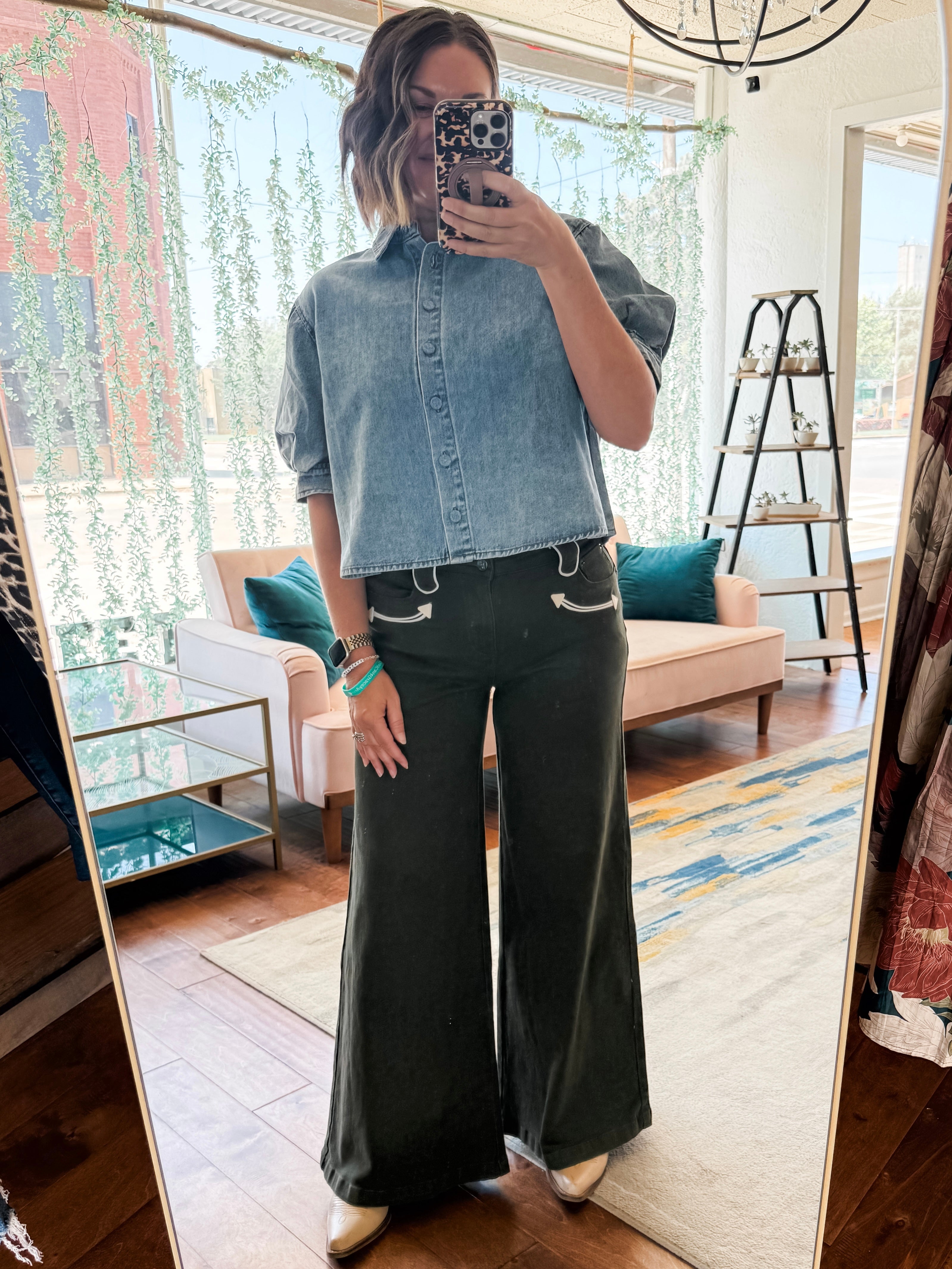 Western Smiley Jeans