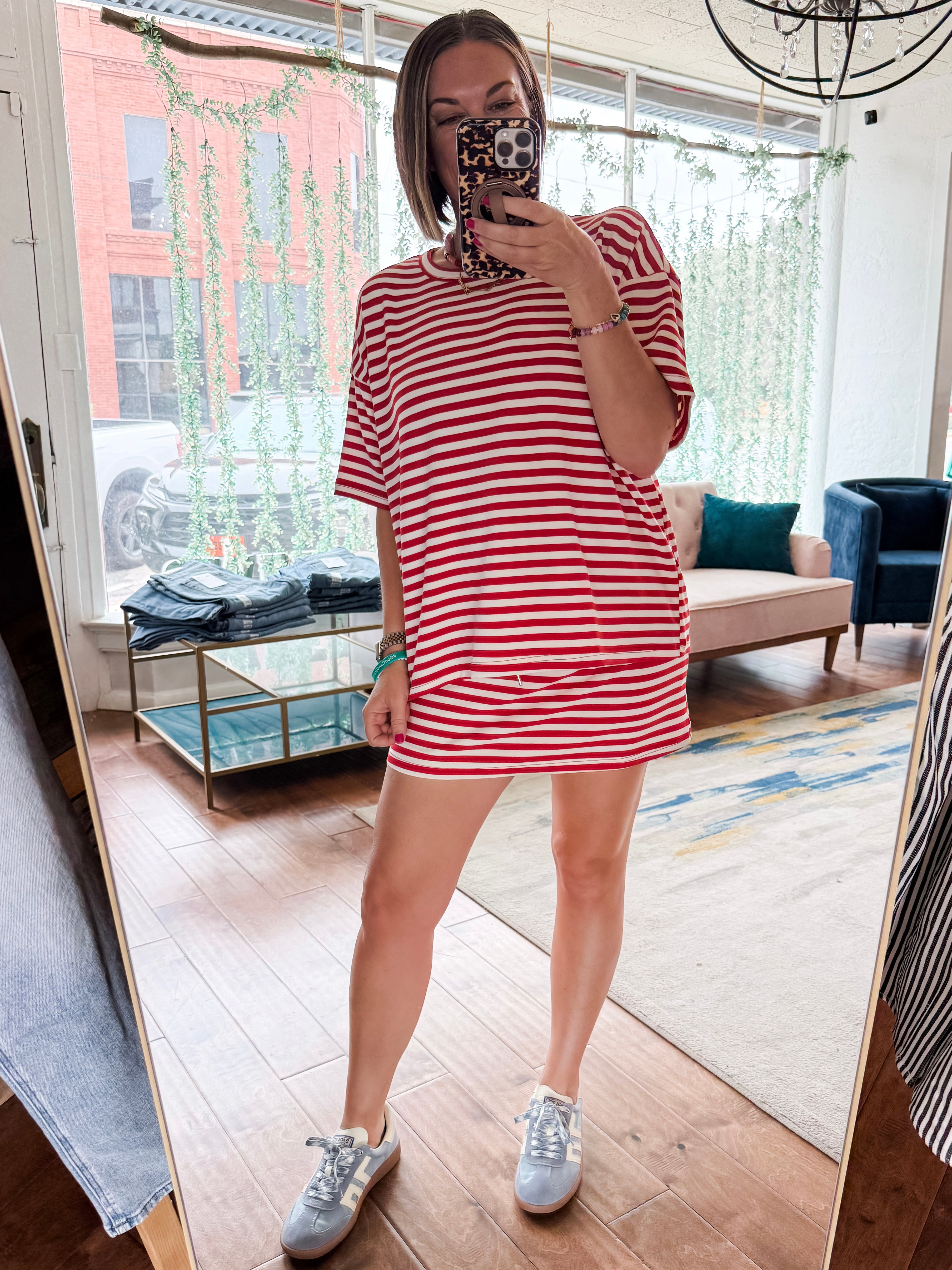 Picnic Striped Skort