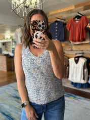 Paloma Blue Confetti Tank