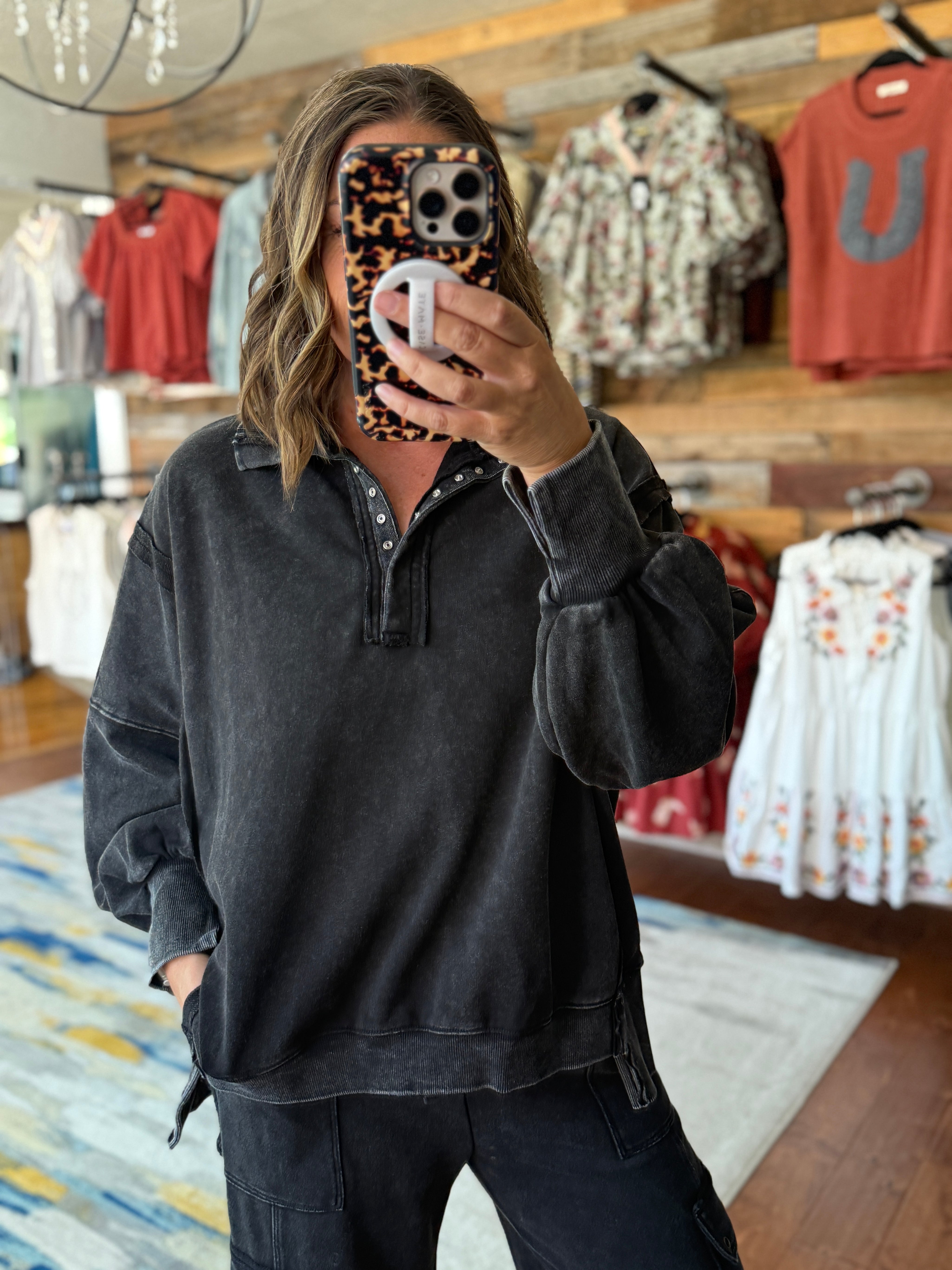 Snow Washed Pullover