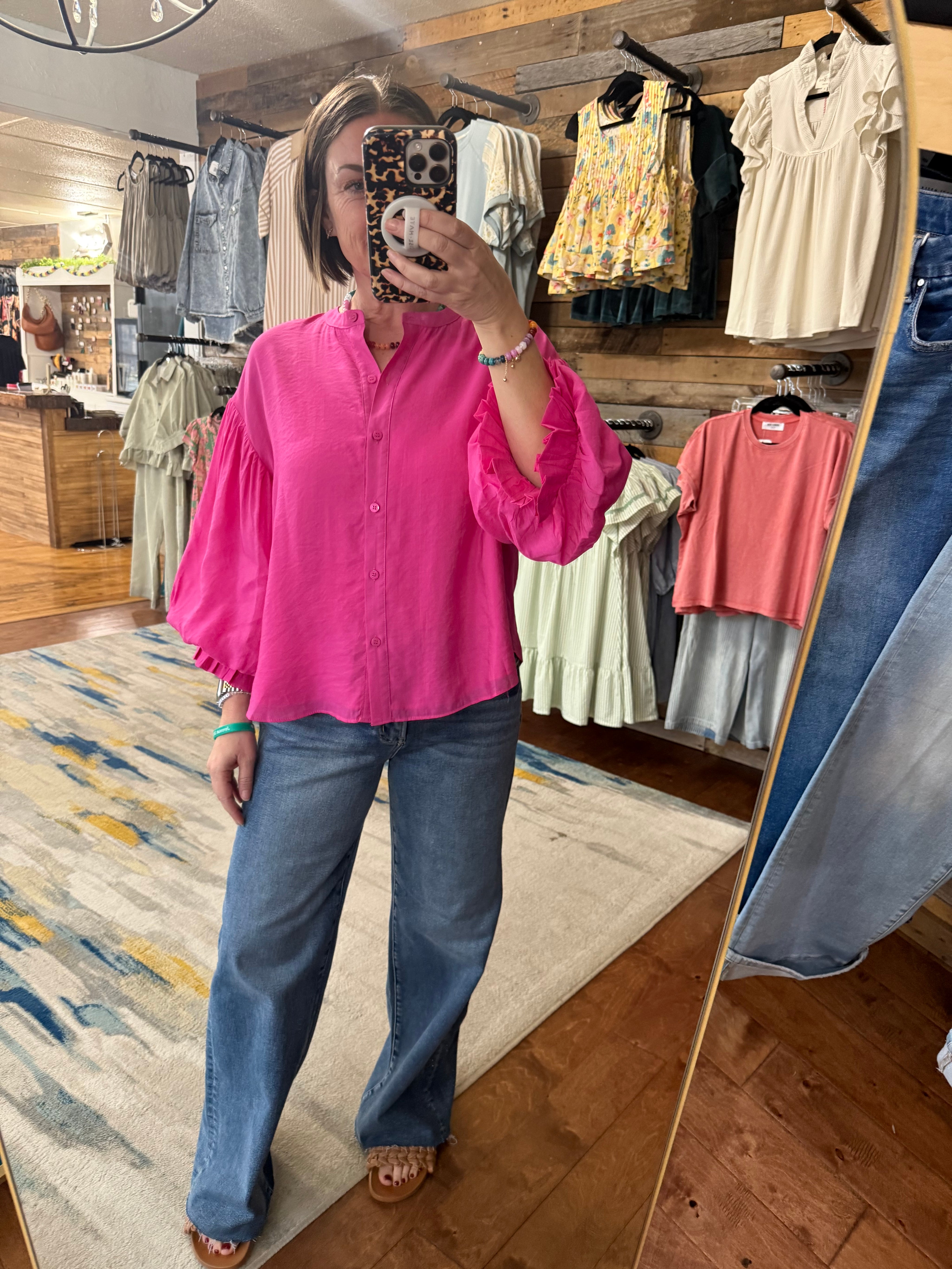 Vienna Poet-Sleeve Top