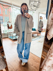 Hooded Cardigan Coat