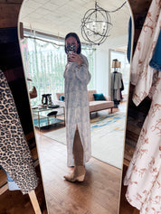 Snakeskin Maxi Dress