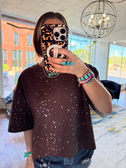 Multicolor Star Print Relaxed Tee