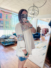 In Bloom Oversized Top