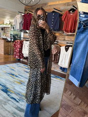 Leopard Tiered Kimono