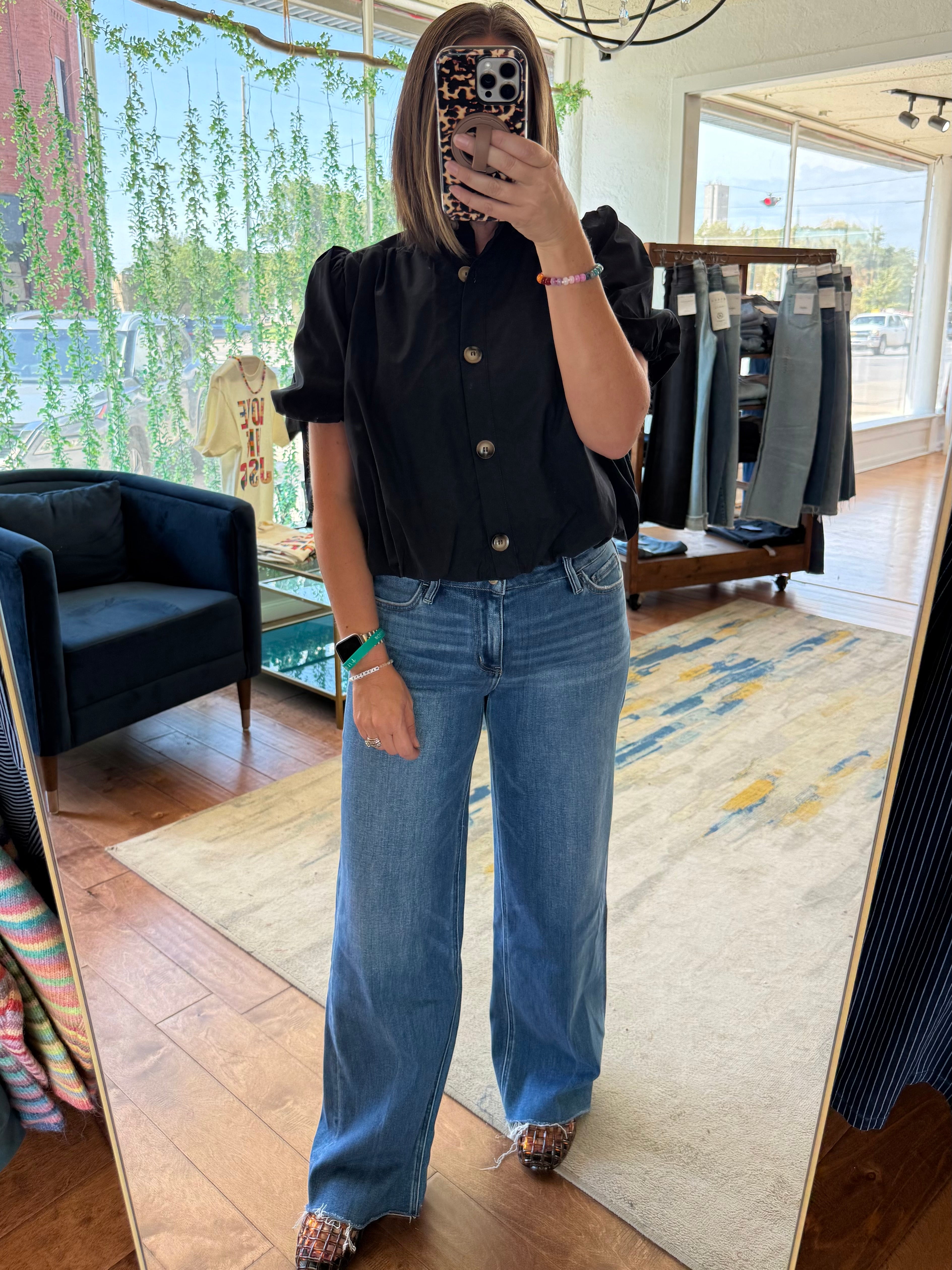 Bubble Hem Top/Jacket