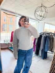 Ribbed Turtleneck Sweater