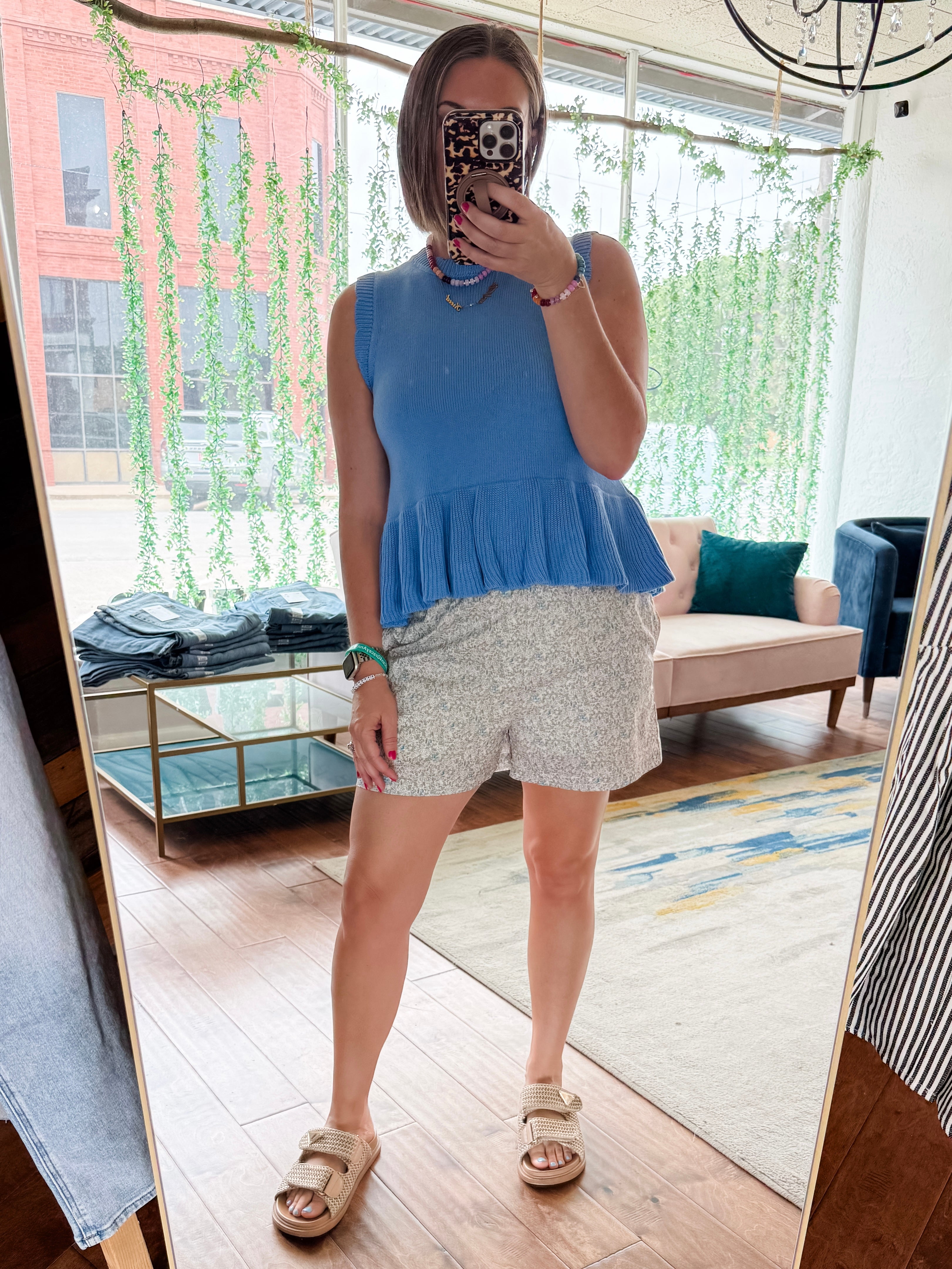 Harbor Breeze Ruffle Sweater