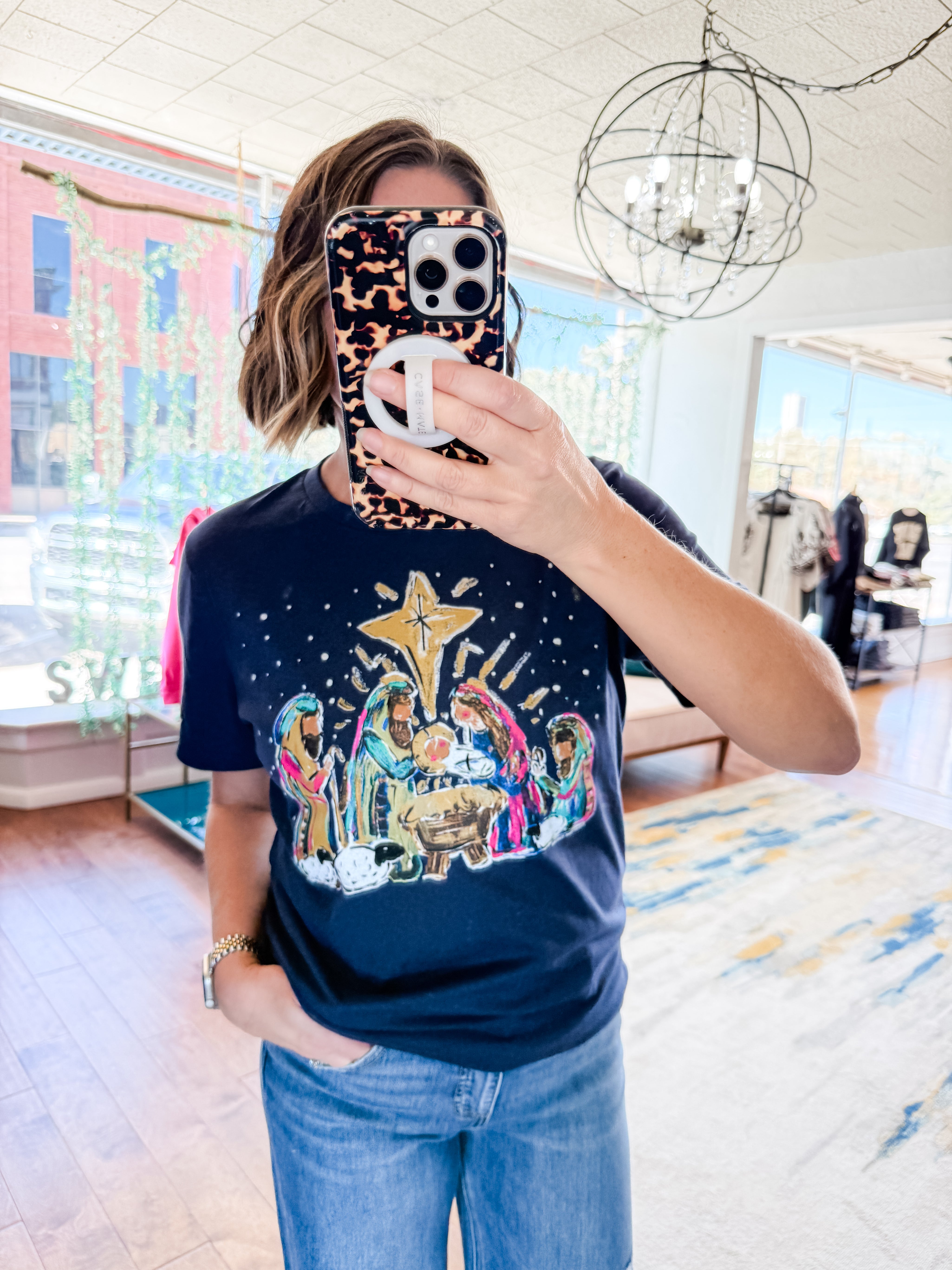 Painted Nativity Tee