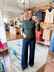 Embellished Mesh Top