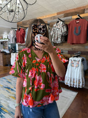 Autumn Orchid Blouse