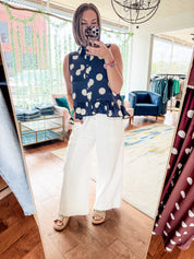 Sweet Dot Peplum Top