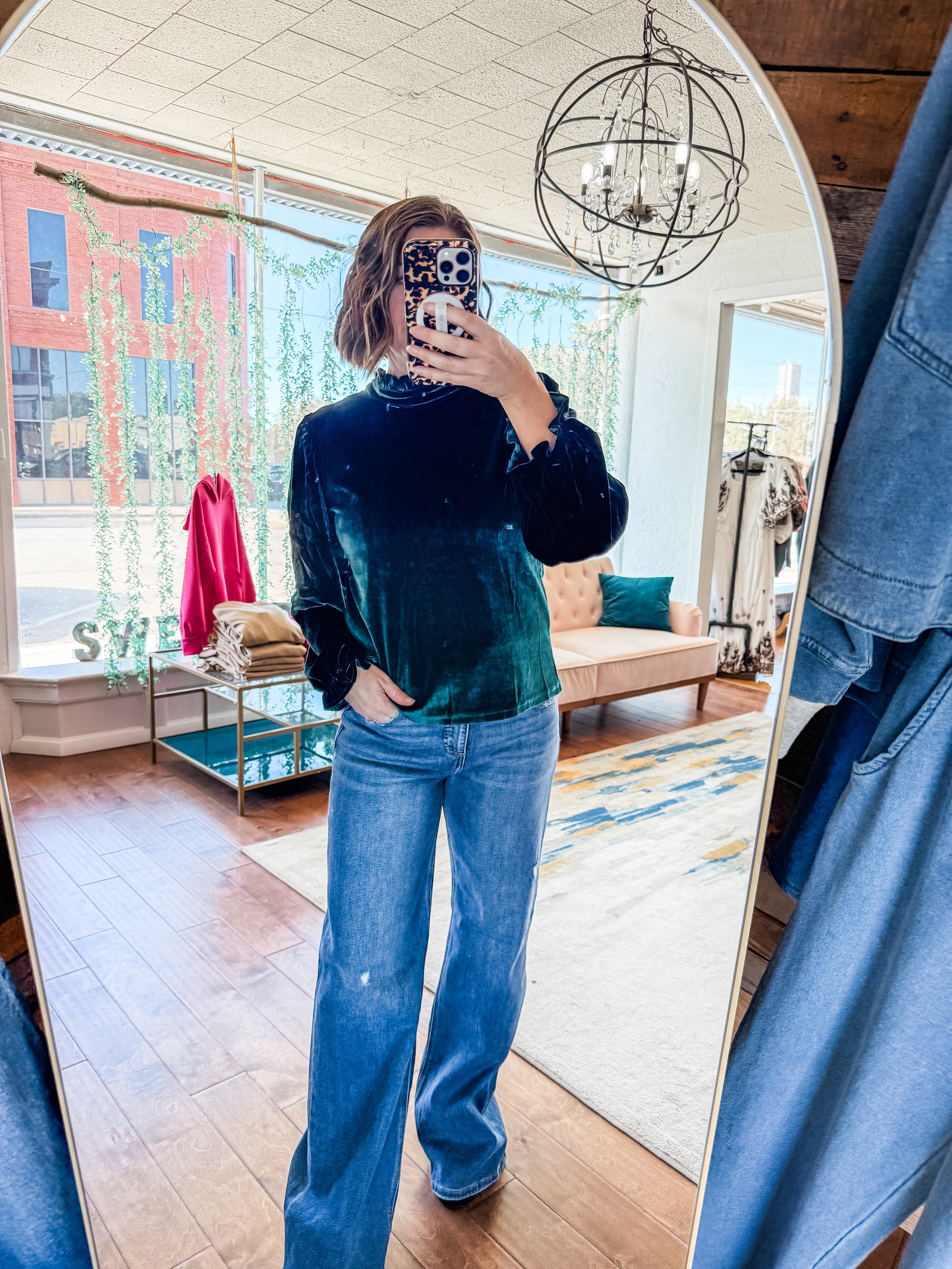 Timeless Velvet  Blouse