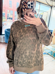 Mocha Spot Pullover